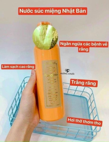 Nước súc miệng Nhật Propolinse vàng