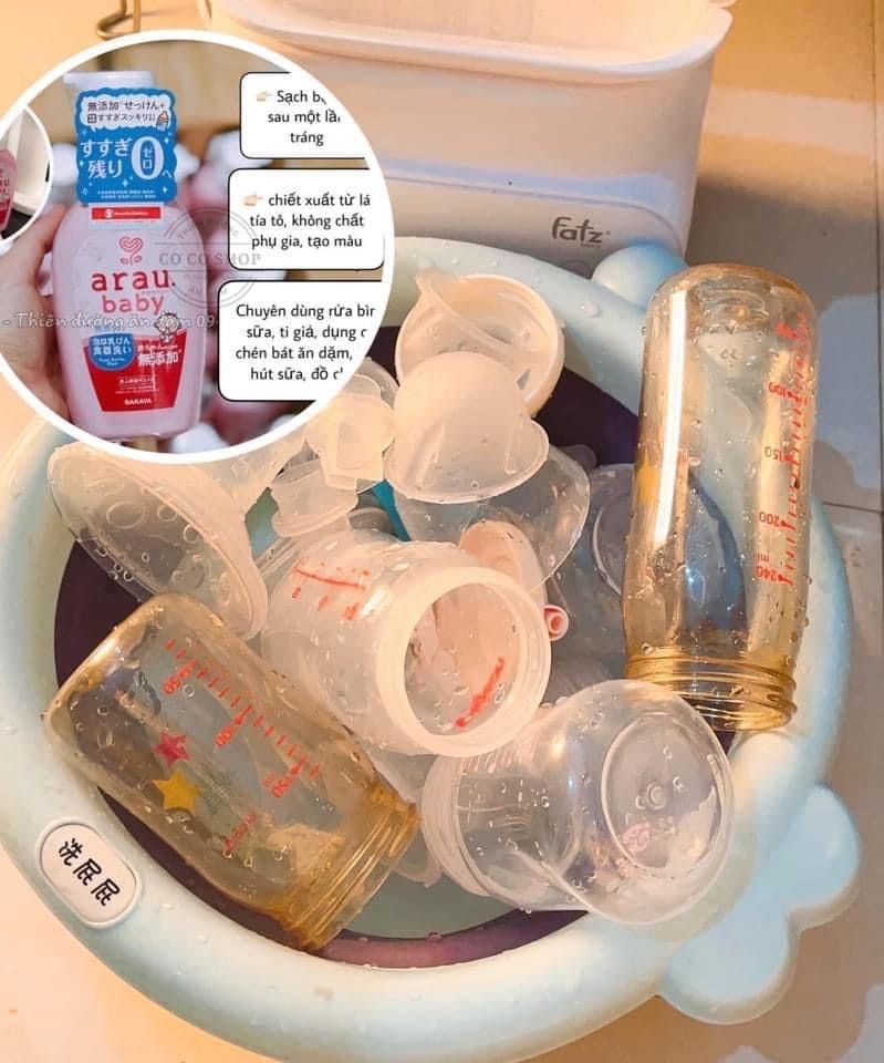 Nước rửa bình Baby arau