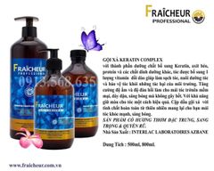 Dầu gội xả phục hồi Keratin fraicheur