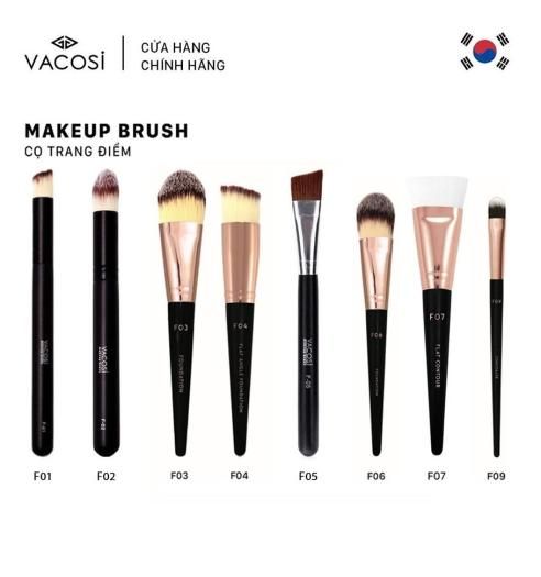 Cọ nền đầu nhọn F02 VACOSI