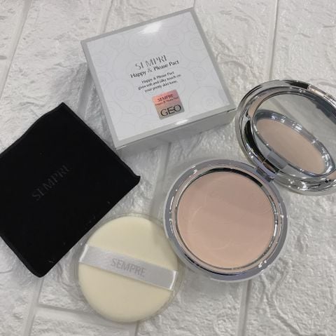 Phấn phủ trang điểm  GEO SEMPRE HAPPY & PLEASE PACT