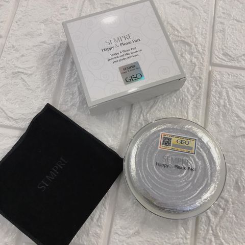 Phấn phủ trang điểm  GEO SEMPRE HAPPY & PLEASE PACT