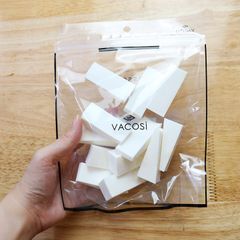 Bông ướt tam giác PU01 VACOSI ( Bịch12 miếng )