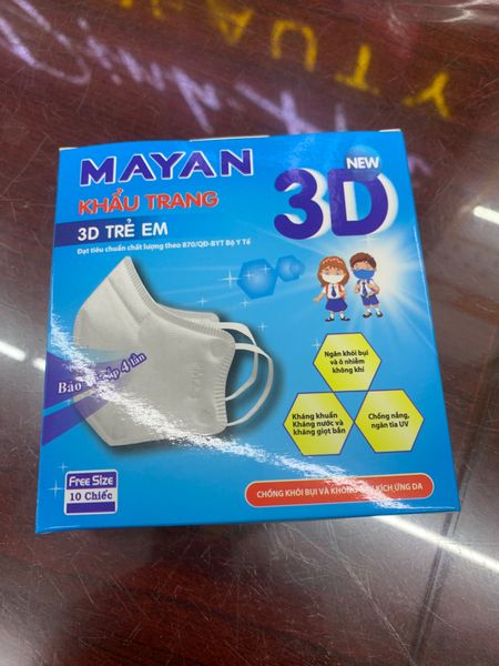 Khẩu trang MAYAN 3D trẻ em