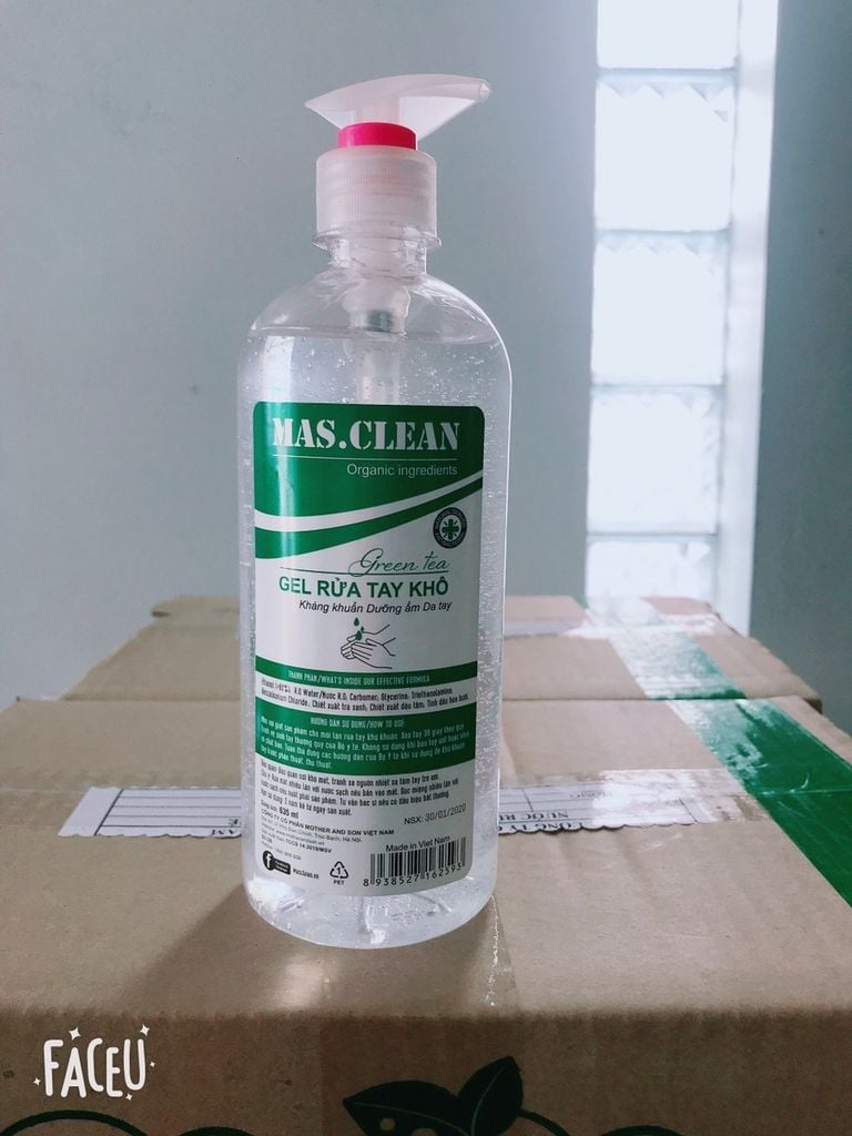 Gel rửa tay khô Mas.clean