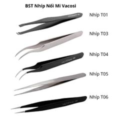 Nhíp nối mi cong đen T04 VACOSI