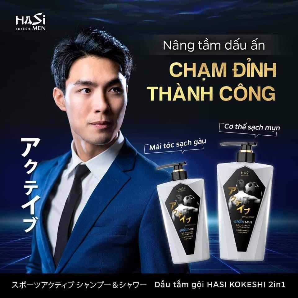 Dầu tắm gội nam 2in1- sảng khoái và cá tính