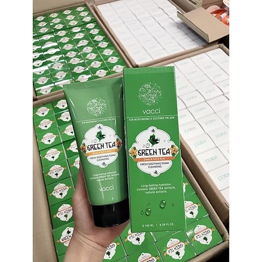 Sữa rửa mặt trà xanh VACCI