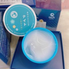 Kem dưỡng trắng da ban đêm ( Collagen và hoa nhung tuyết ) Hasi
