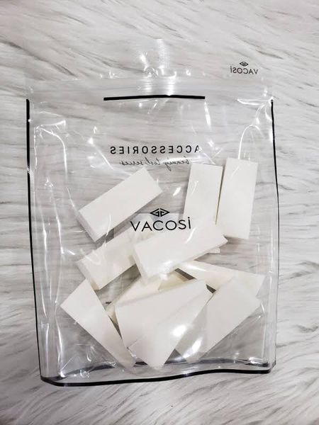 Bông ướt tam giác PU01 VACOSI ( Bịch12 miếng )