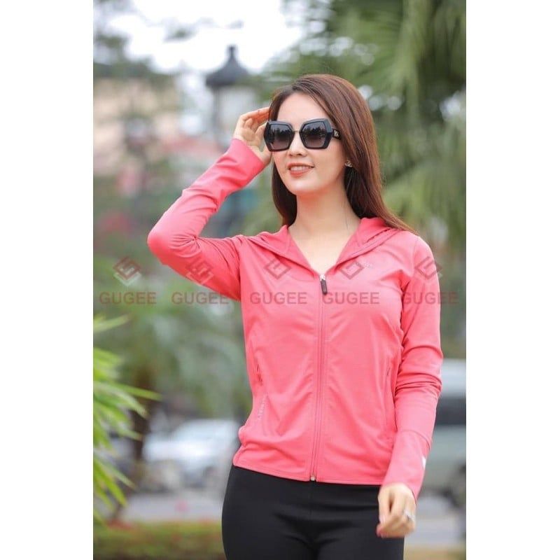 Áo chống nắng GUGEE 1 lớp - Tím nhạt - XXL