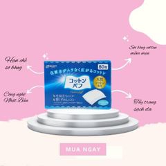 Bông tẩy trang mép hàn S SELECT - hộp 80 miếng
