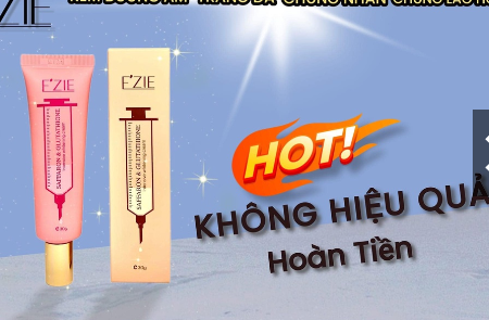E'ZIE Kem Trắng, Cấp Ẩm Chuyên Sâu, Giảm nhắn, Ngừa LH (Hộp/tuýp 30g)
