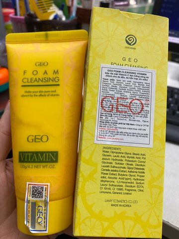 SRM GEO VITAMIN C  trắng da