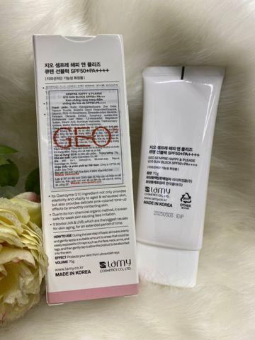 Kem chống nắng GEO SEMPRE  trang điểm chống lão hóa spf 50+PA+++