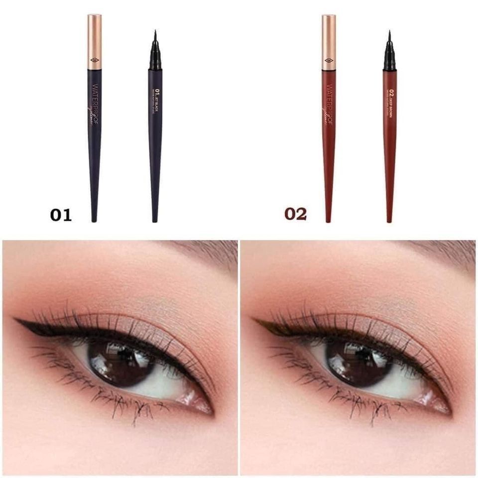 Bút kẻ mắt nước Vacosi waterproof siêu lì VM24