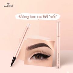 Bút kẻ mắt nước đen bóng- 24h không trôi VM20 VACOSI