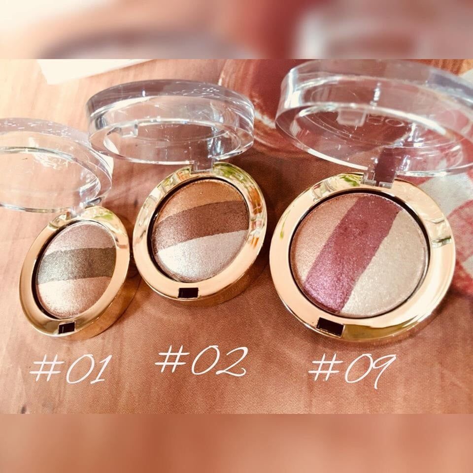 Phấn mắt 3 màu ( hộp tròn ) VP06 VACOSI