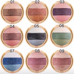 Phấn mắt 3 màu ( hộp tròn ) VP06 VACOSI