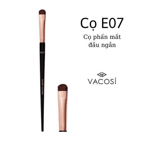 Cọ phấn mắt đầu ngắn E07 VACOSI
