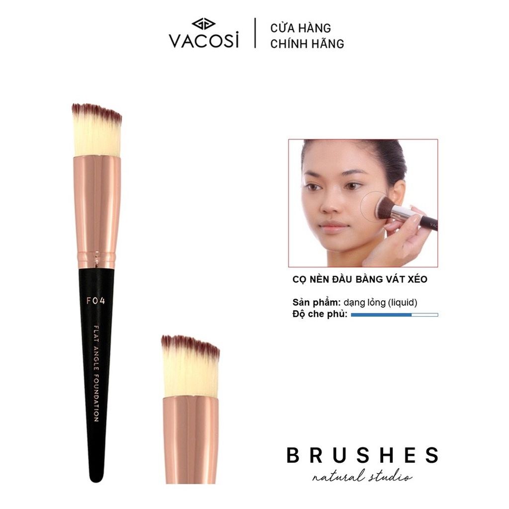 Cọ nền đầu xéo F04 VACOSI