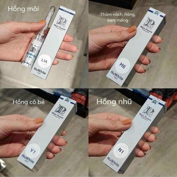 Kem trị thâm hồng nhũ hoa Nuwhite V1