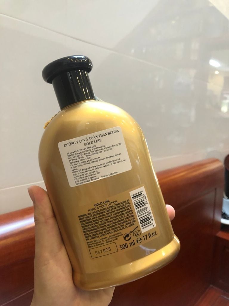Dưỡng tay và toàn thân Bettina Gold line