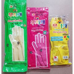 Găng tay cao su Đông cầu vồng