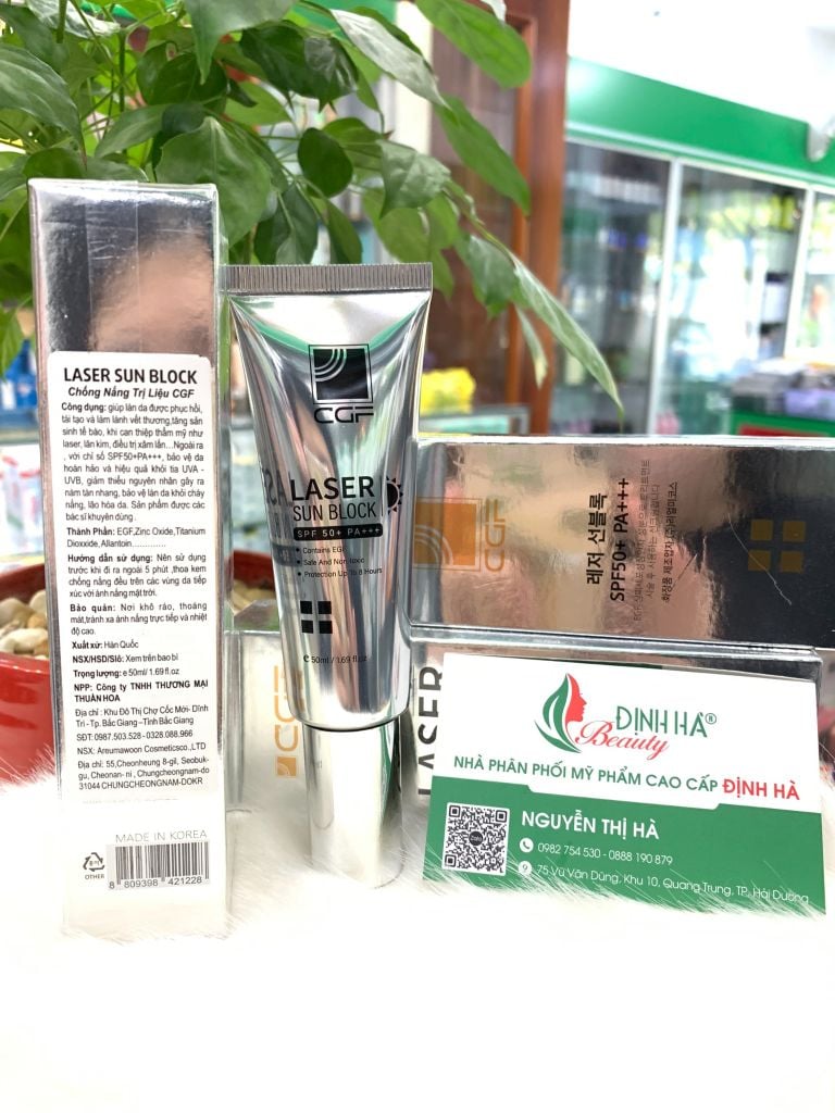 Kem chống nắng trị liệu CGF