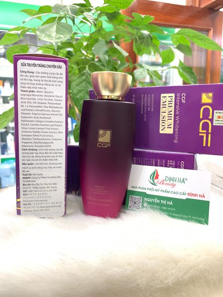 Sữa trắng truyền trắng chuyên sâu CGF