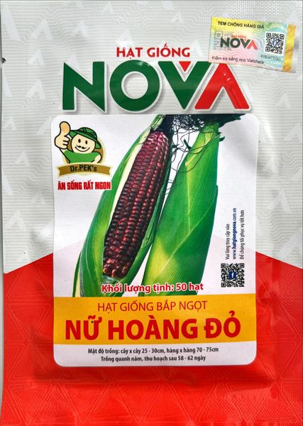  Ngô ngọt nữ hoàng đỏ (50 hạt) 