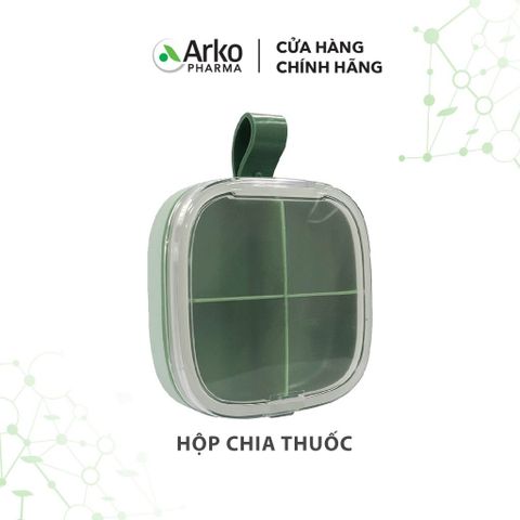 [GIFT] Hộp Đựng Thuốc Arkopharma Chia Ngăn Bảo Quản Tiện Lợi