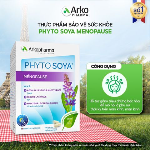 Thực phẩm bảo vệ sức khỏe PHYTO SOYA MENOPAUSE - Hỗ trợ giảm triệu chứng tiền mãn kinh