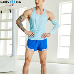 Áo chạy bộ Singlet Racing Nam HappyGo