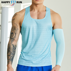 Áo chạy bộ Singlet Racing Nam HappyGo