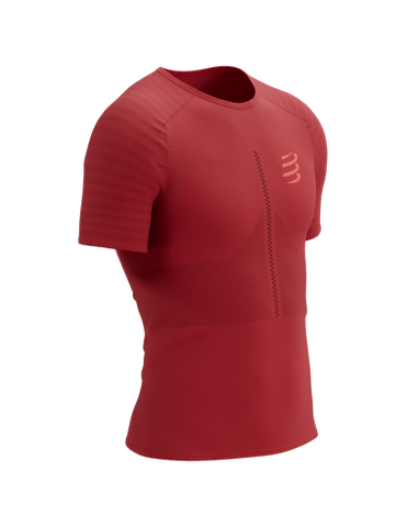 Áo ngắn tay chạy bộ nam Compressport Racing SS Tshirt