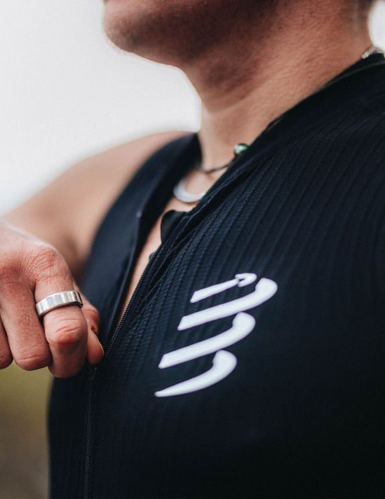 Áo ba lỗ nam chạy địa hình Compressport Trail Postural Tank Top