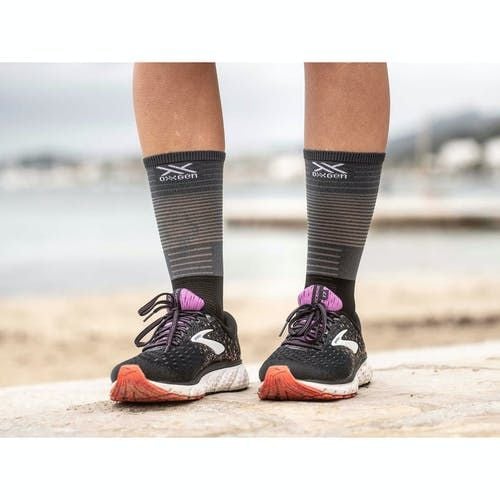 Tất Dài Chạy Bộ Compressport Run Mid Compression Socks