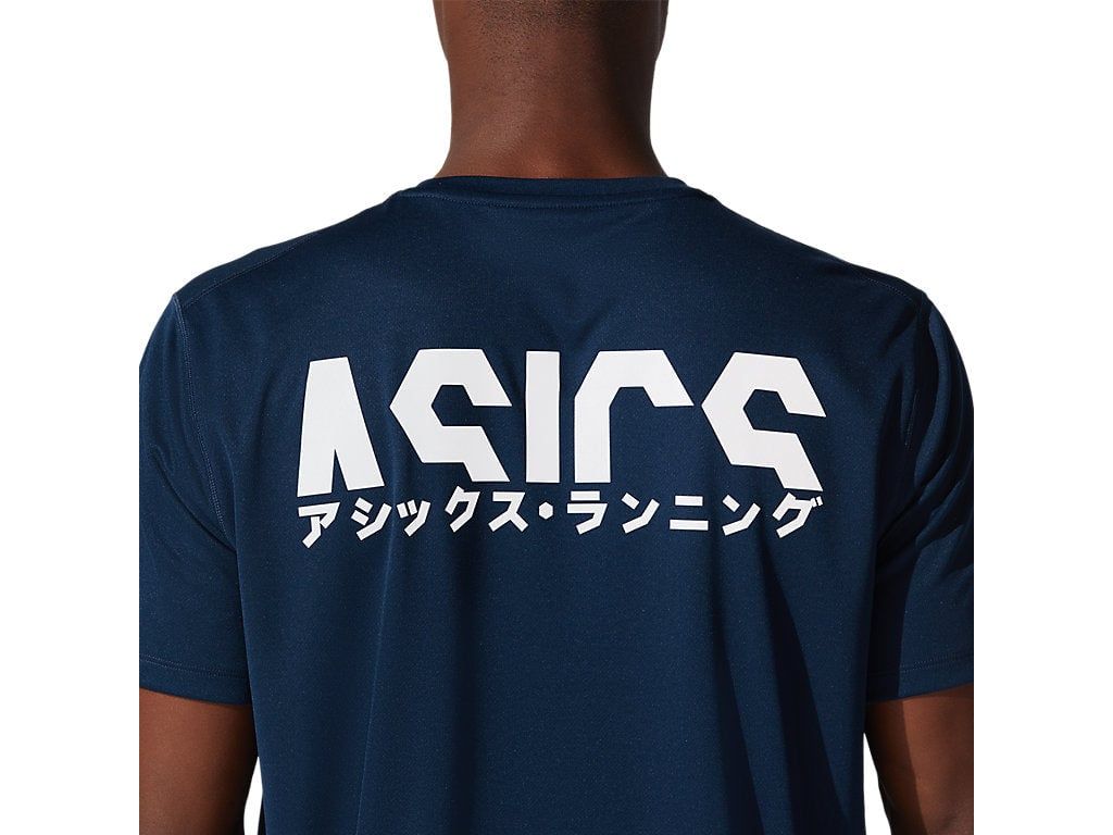 Áo Chạy Bộ Nam Ngắn Tay ASICS KATAKANA SS TOP