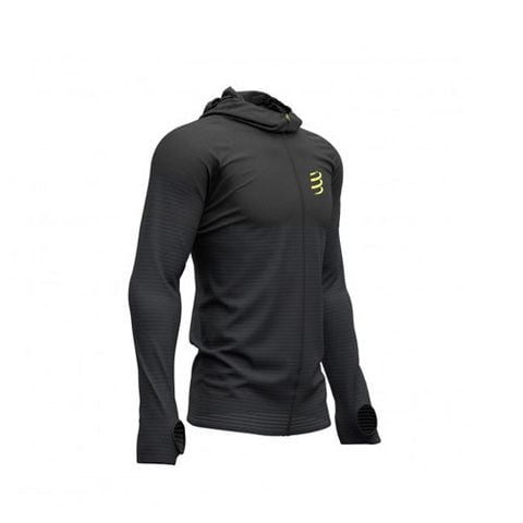 Áo khoác chạy bộ Compressport 3D Thermo Seamless Hoodie Zip