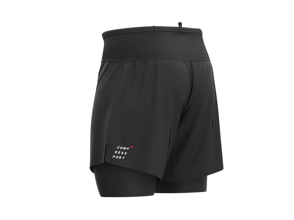 Quần chạy trail nam Compressport Trail 2 in 1 AM00007B