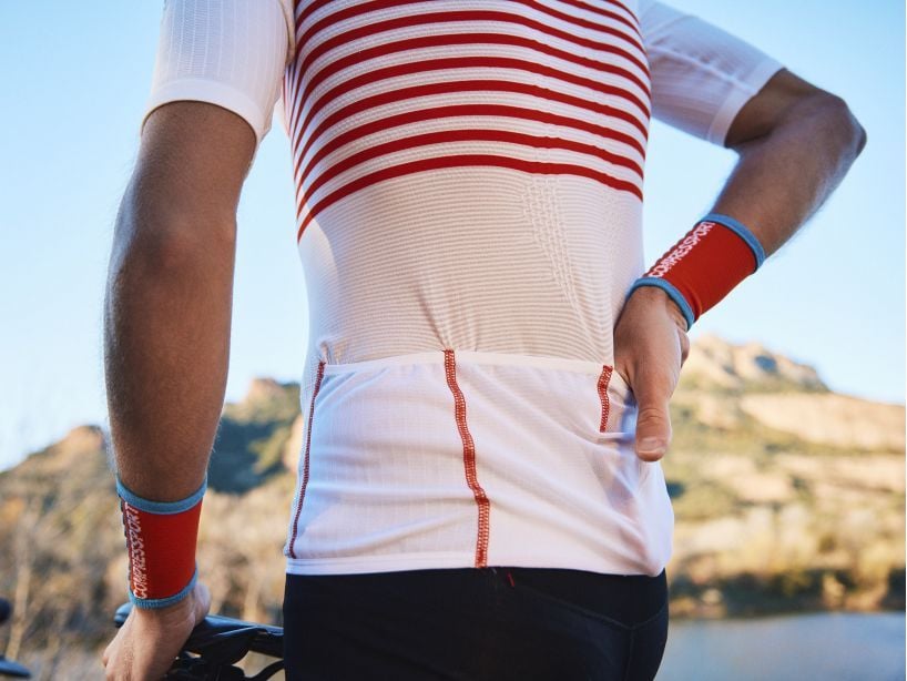 Áo ngắn tay ba môn phối hợp nam CompresSport Tri Postural SS Top