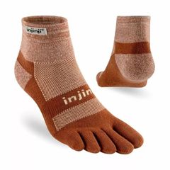 Tất xỏ ngón chạy địa hình Injinji TRAIL Midweight Mini-Crew