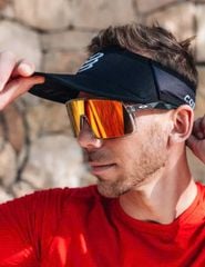 Mũ lưỡi trai thể thao nửa đầu Compressport Spiderweb Ultralight Visor
