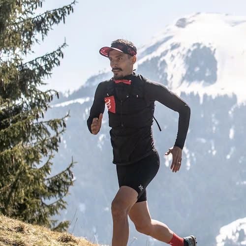 Mũ lưỡi trai thể thao nửa đầu Compressport Spiderweb Ultralight Visor