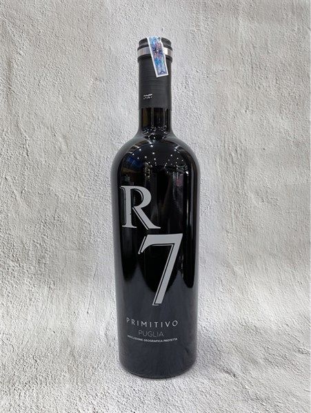  Vang Ý R7 Primitivo Puglia IGP 15% 750ml 