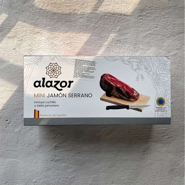  Thịt Đùi Lợn Muối Kèm Giá Đỡ 1973 Mini Jamon Serrano Set Alazor 