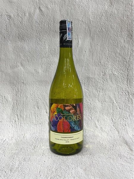  Vang Trắng Chile 7 Colores Chardonnay 13% 750ml 