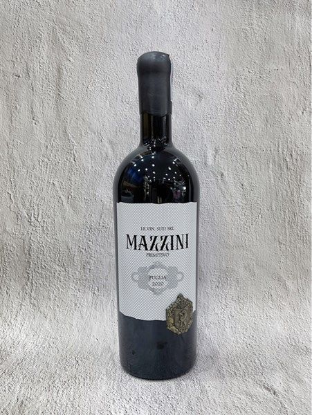  Vang Ý Mazzini Primitivo Pulia 17% 750ml 