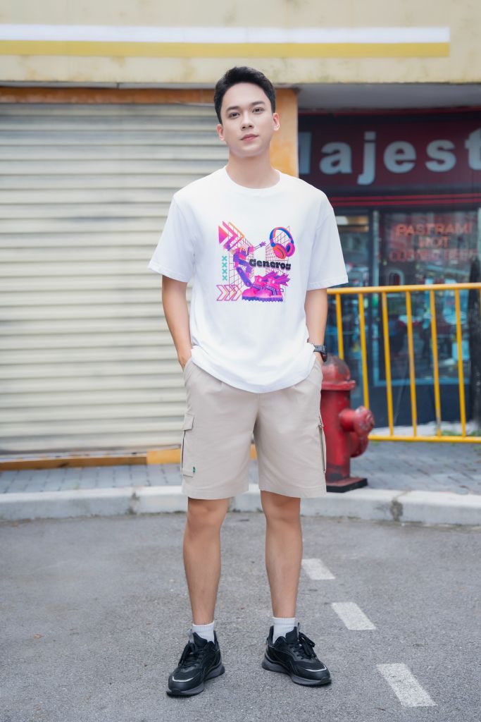 Áo Phông Nam Oversize GENEROS  MF010124006ON TS15